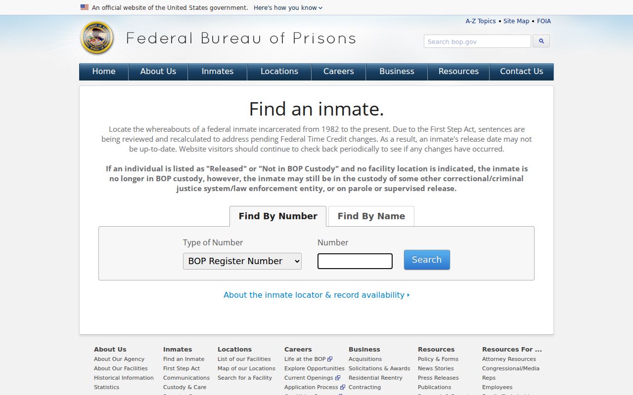 Federal prisoner search used apart from Dorchester County arrest records